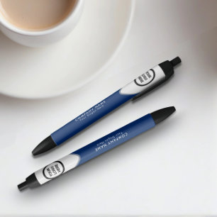 Business Logo Navy Executive Corporate Pen