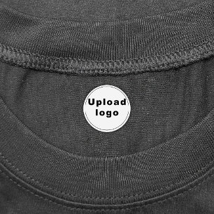 Business Logo on Round Clothing Label