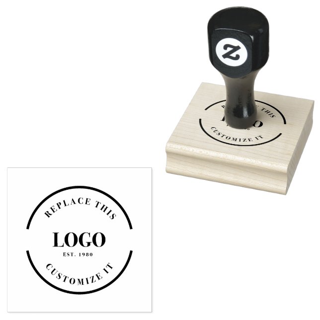 Business logo only Custom Rubber Stamp (Stamped)
