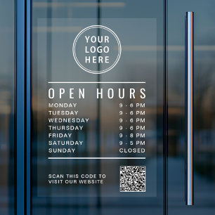 Business Logo Open Hours Create Your QR Code