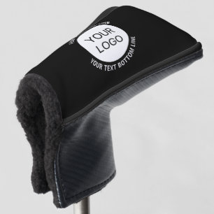 Business Logo or Any Image & Editable Text Golf Head Cover