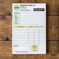 (Business Logo Pad) Payment Sales Invoice Receipt