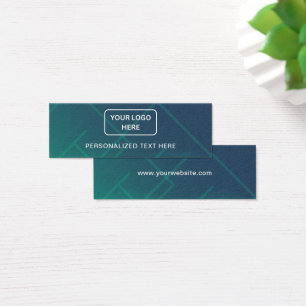 Business Logo Personalised Text Label Hang Tag