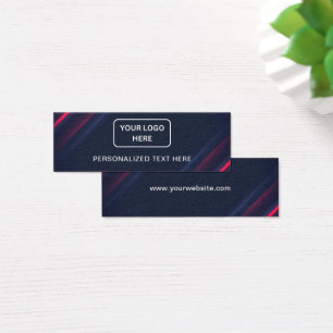 Business Logo Personalised Text Label Hang Tag