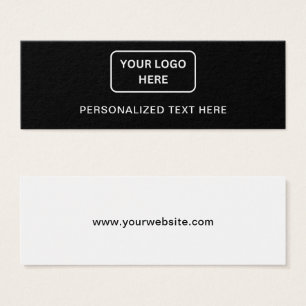Business Logo Personalised Text Label Hang Tag