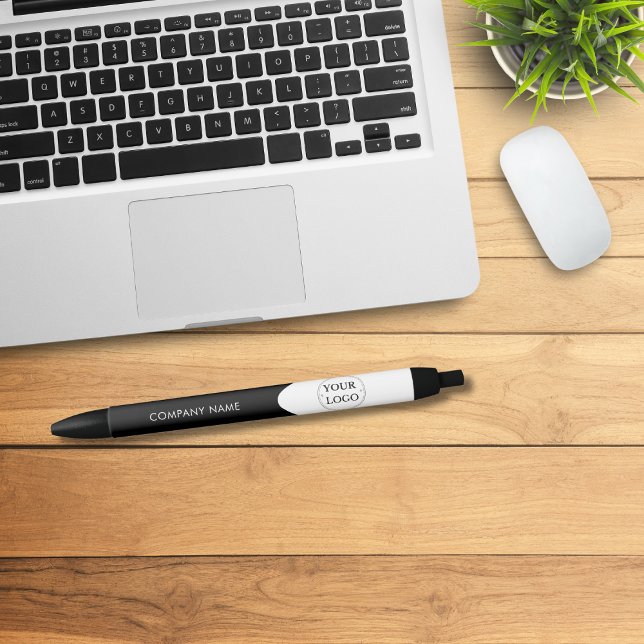 Business Logo Professional Branding Minimalist Black Ink Pen (Creator Uploaded)
