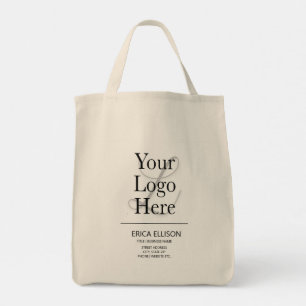 Business Logo Professional Business Woman Tote Bag