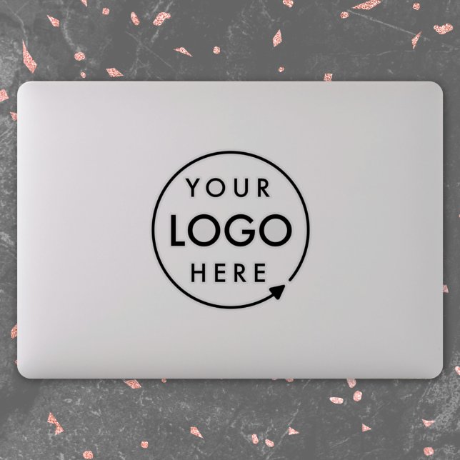 Business Logo | Professional Corporate Laptop (Company logo vinyl stickers for small business branding & promotion.)