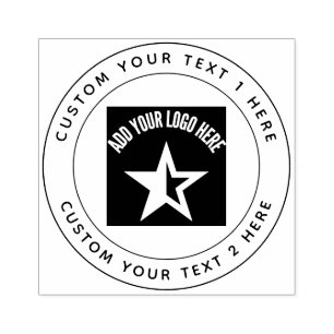 Business Logo Professional Custom Rubber Stamp