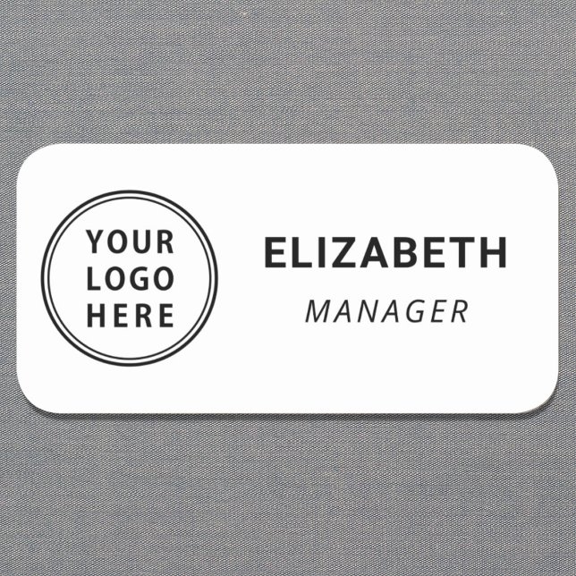 Business Logo Professional Name Tag (Creator Uploaded)