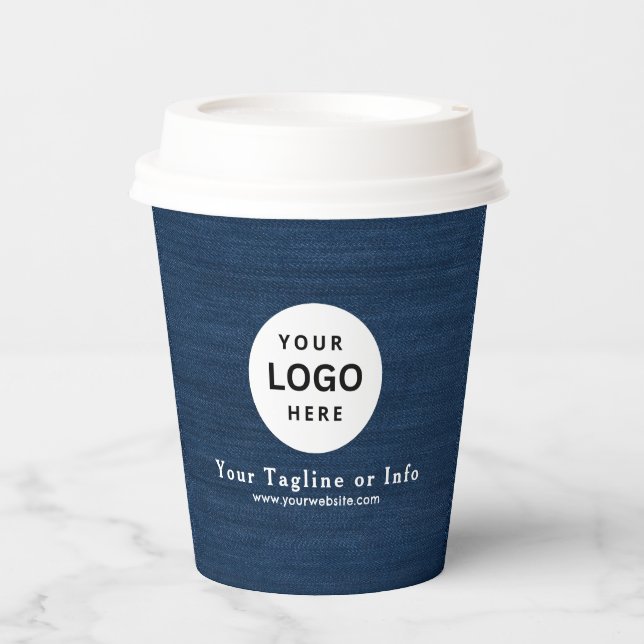 Business Logo Professional Paper Cup (Front)