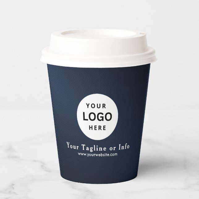 Business Logo Professional Paper Cup (Front)
