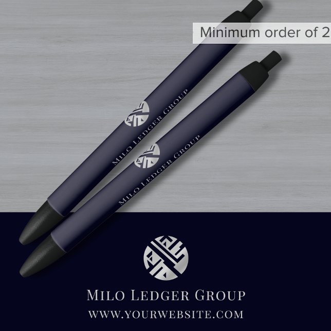 Business Logo Promotional Black Ink Pen (Creator Uploaded)