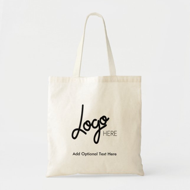 Business Logo Promotional Brand Tote Bag (Front)