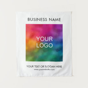 Business Logo Promotional Design Events Seminar Tapestry