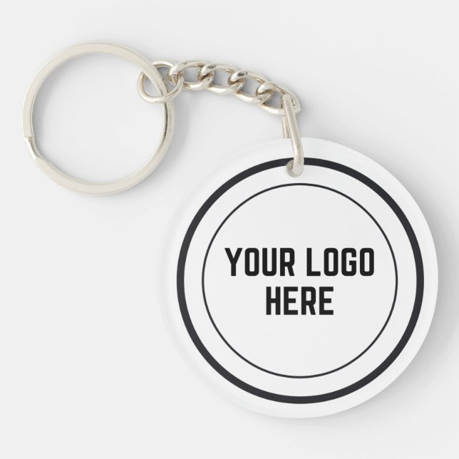 Business Logo Promotional Key Ring (Front)
