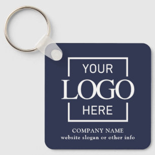 Business Logo & QR Code Branded Promotional  Key Ring