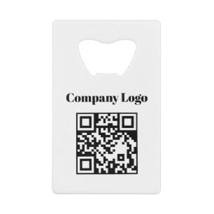 Business Logo QR Code Company Credit Card Design