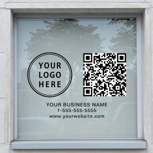 Business Logo QR Code Horizontal
