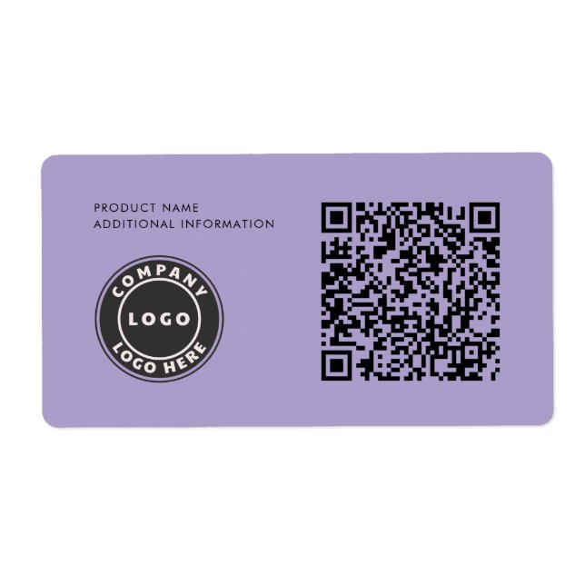 Business Logo QR Code Product ID (Front)