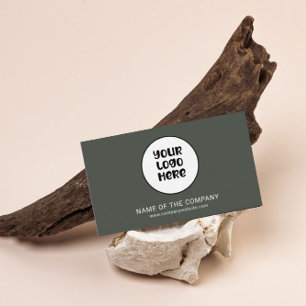 Business Logo QR Code Professional Minimalist Business Card