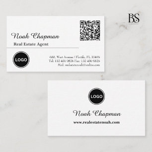Business Logo QR code Professional Service Card