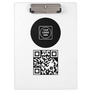 Business Logo QR Code Promo clipboard