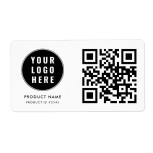 Business Logo QR Code Scan Here Simple