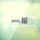 Business logo qr code Vinyl Car Truck Window Decal