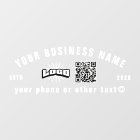 Business logo qr code Vinyl Car Truck Window Decal