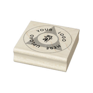Business Logo Rubber Stamp
