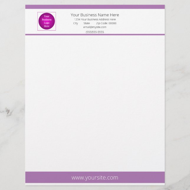 Business Logo | Self Addressed | Letterhead (Front)