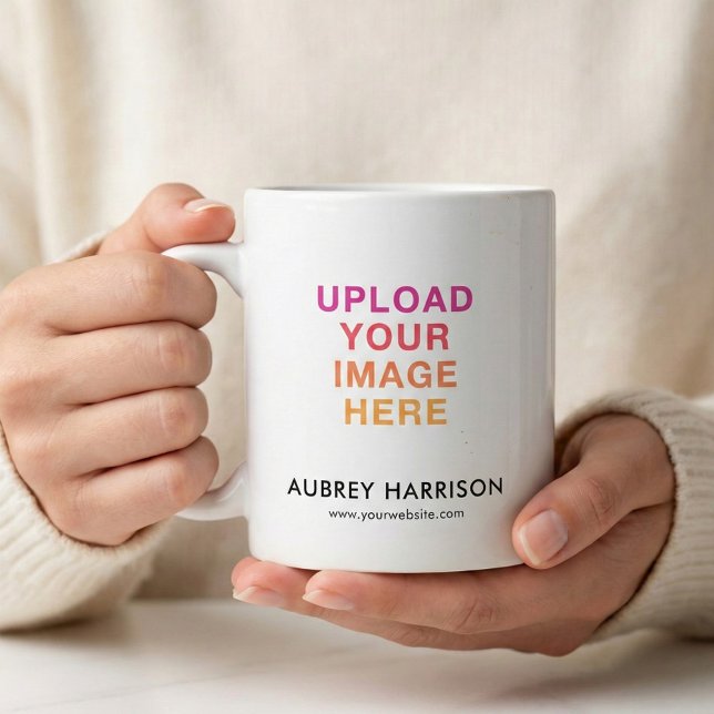 Business Logo Simple Minimal Coffee Mug (Creator Uploaded)