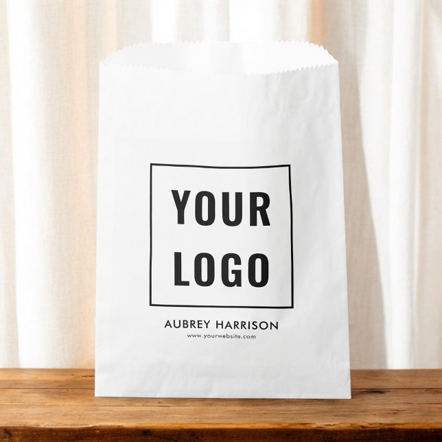 Business Logo Simple Professional Favour Bags (Creator Uploaded)