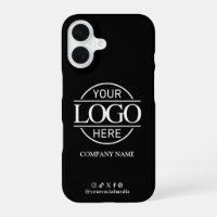 Business Logo & Social Media Black Promotional