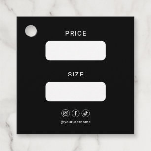 Business Logo Social Media Professional Favour Tag