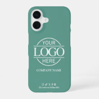 Business Logo & Social Media Teal Promotional
