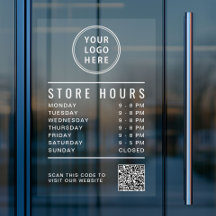 Business Logo Store Hours Create Your QR Code