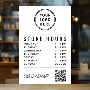 Business Logo Store Hours Create Your QR Code