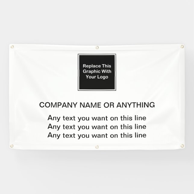 Business Logo Style Banner (Horizontal)