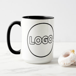 Business Logo Stylish Modern Professional coffee Mug