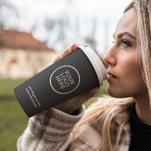 Business Logo   Stylish Modern Professional  Paper Cups