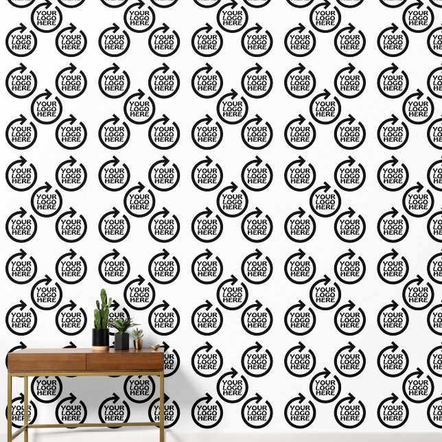 Business Logo Template Collage Business Wallpaper (Hallway)