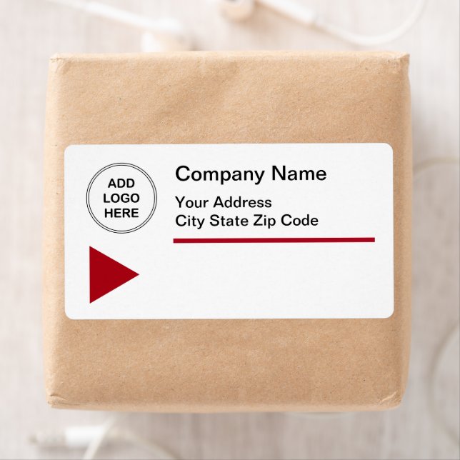 Business Logo Template Shipping Labels (Insitu)