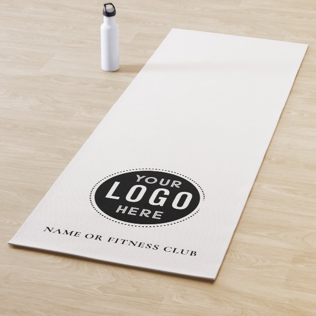 Business Logo Template Workout Yoga Mat (In Situ)