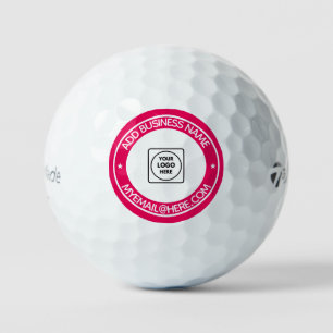 Business Logo Text Branding Template Golf Balls