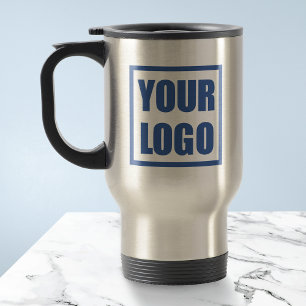 Business Logo Thermal Travel Mug