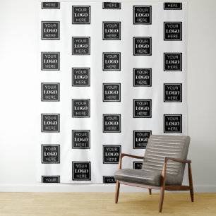 Business Logo Trade Show Backdrops  Tapestry