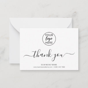 Business Logo Typography Card