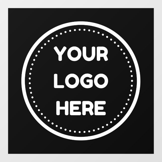 Business Logo Upload Company Logo Custom Black (Sheet)